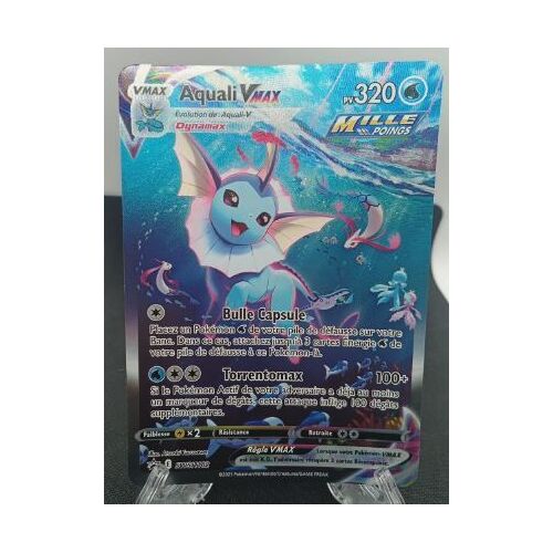 Pokemon Aquali Vmax Jumbo (Géante) Swsh182