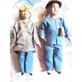 Couple De Poupées Années 60: Les Mineurs Ch'tis.
