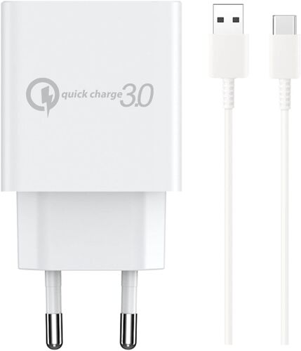 LORANKA-Chargeur Rapide avec XL 1.5M câble de Charge USB C Adaptateur Secteur Universel pour Samsung Galaxy A55 A54 A53 A34 A33 A24 A14 A13 5G S23 S22 S21 S20 Google Pixel 7 6 5 Xiaomi Redmi Note 12