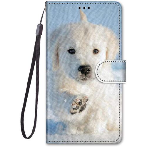 Cuir Coque Pour Huawei P40 Pro/P40 Pro +/Plus Antichoc Avec Support Clapet Design Silicone Animal Motif Dr?Le Etui Bumper 360 Kickstand Case Cover Housse Fille Femme Homme Portefeuille - Chien