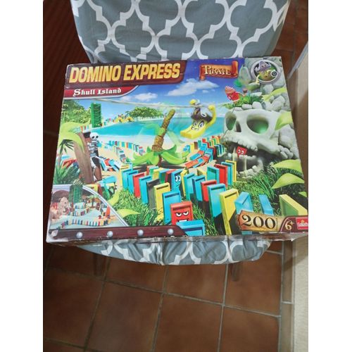 Domino Express Skull Island Pirate 200 Dominos + 340 Dominos Colorés