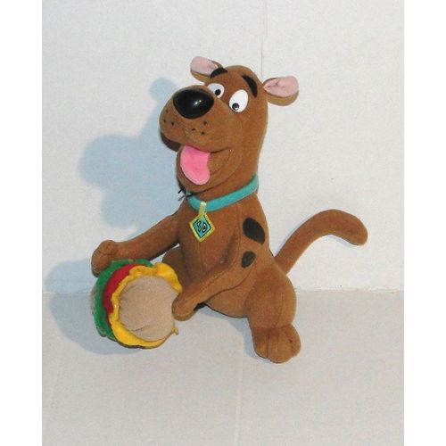Peluche Scooby Doo Hamburger Doudou Chien Scoubidou 16 Cm