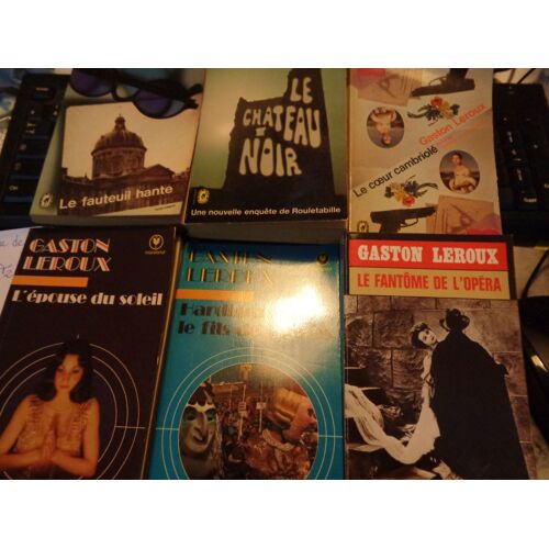 Lot 6 Romans De Gaston Leroux Format Poche