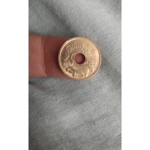 Piece 25 Pesetas Espagne 1995 Castille Y Leone