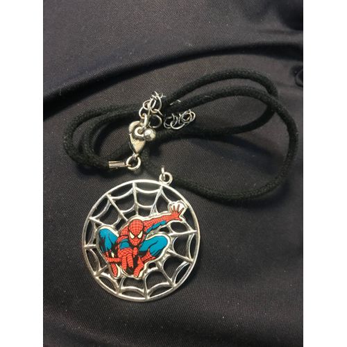 Collier Pendentif Spider Man - Spiderman - Marvel - 2007 - 3,5 Cm