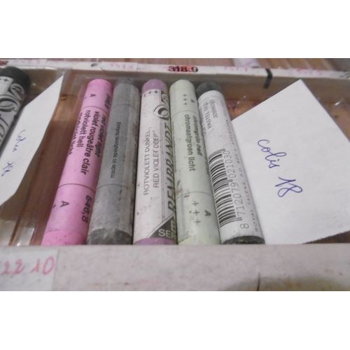Craies Pastels Secs Rembrandt Lot De 5 Dégradé Violet Et Vert Colis 18