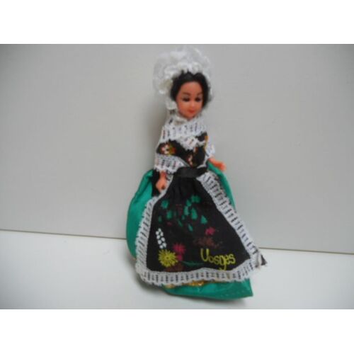 Poupée Folklorique Ancienne Les Vosges 14 Cm