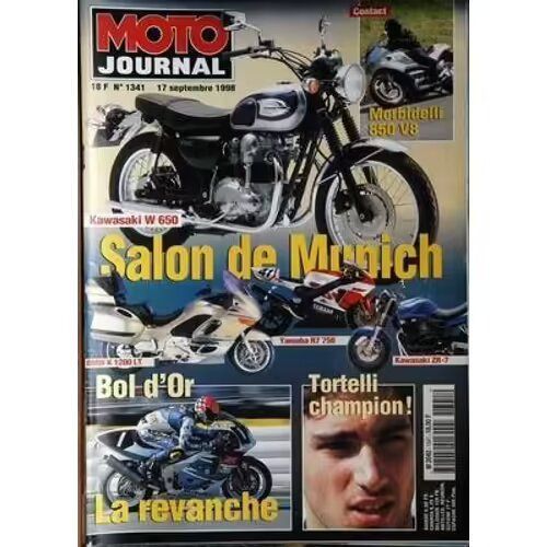 Moto Journal 1341 De 1998 ,Bmw K1200 Lt,Morbidelli 850 V8,Kawasaki 250 D-Tracker,Bol D'or,Grece Mx250