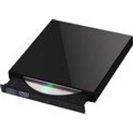 Lecteur Combo CD / DVD externe Plug & Play - Lecteur - Lecteur et graveur de disque CD-Rom USB 2.0 - Avec une vitesse de 480 Mbps - Noir