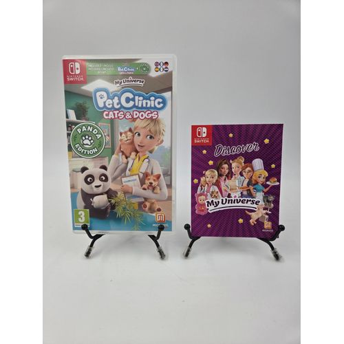 Jeu Nintendo Switch My Universe ¿ Pet Clinic Cats & Dogs (Panda Edition) En Boite, Complet