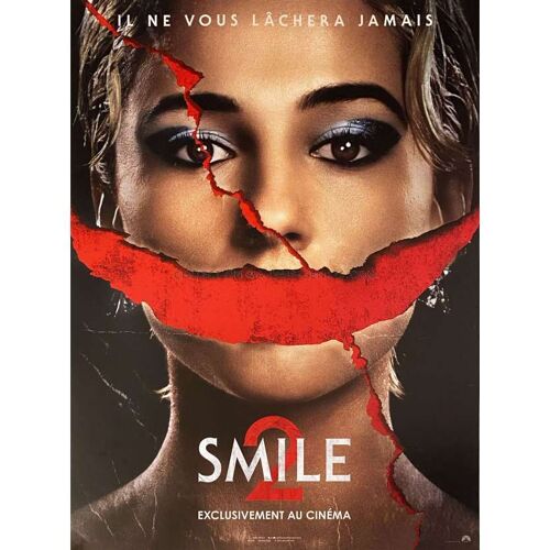 Smile 2 - Affiche Cinéma Français Format 40x60 Cm - Un Film De Parker Finn Avec Naomi Scott, Rosemarie Dewitt, Dylan Gelula, Lukas Gage