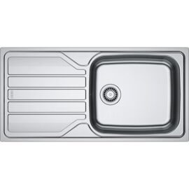 Évier à encastrer inox lisse 1 cuve 1 égouttoir 1000 x 500 mm FLN 611-XL FRANKE