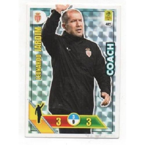 482 - Leonardo Jardim - As Monaco - Adrenalyn - 2017-/18 - Coach