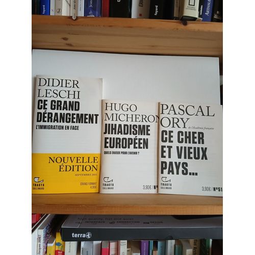 Lot De 3 Fascicules "Tracts Gallimard"