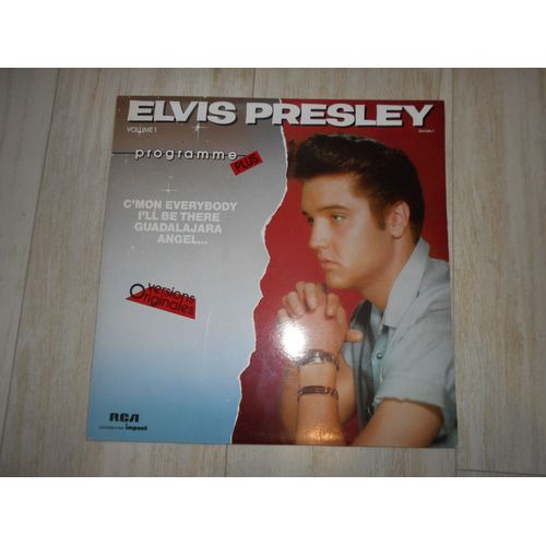 Elvis Presley Volume 1 Programme Plus Versions Originales C'mon Everybody, A Wistling Tune, I'll Be There, I Love Only One Girl, Easy Come Easy Go, Santa Lucia, Tonight Is So Right For Love...