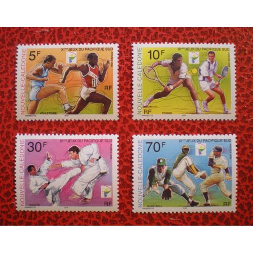 Jeux Du Pacifique Sud - Sports - Lot De 4 Timbres Neufs ** - Série Complète - Nouvelle-Calédonie - Année 1999