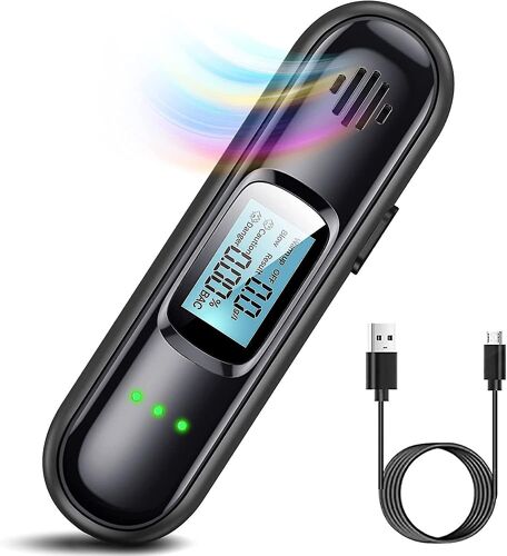 Éthylotest Électronique Intelligent Avec Alertes À Code Couleur, Chargement Usb Et Conception Hygiénique