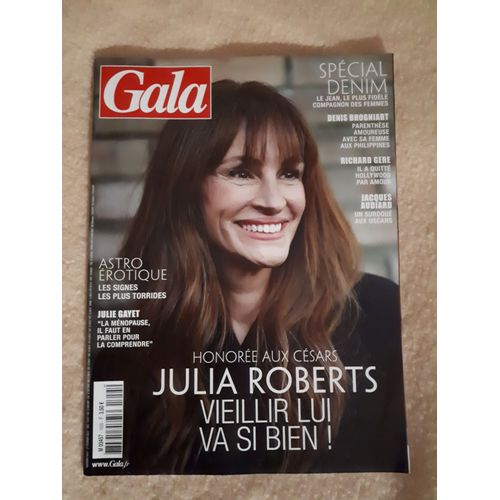 Gala 1655 Julia Roberts, Denis Brogniart, Richard Gere, Jacques Audiard, Spécial Denim
