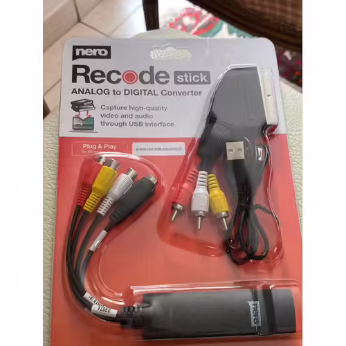 NERO recode stick convertisseur VHS vers numérique