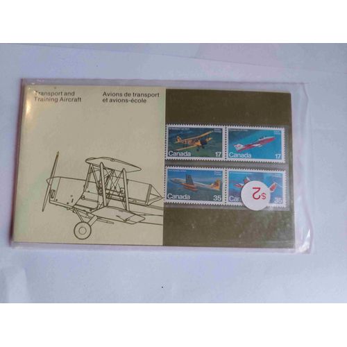 Série De Timbres Neufs ** Du Canada, Avions De Transport Et Avions École
