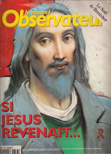 Le Nouvel Observateur N° 1677 Du 26/12/1996: Si Jésus Revenait, Alerte Rouge Pour Netanyahou, La Vie Sans Marcello (Mastroianni), Sur Les Traces Du Guépard (Lampedusa)...