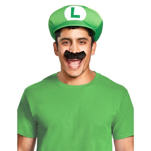 Casquette Et Moustache Luigi Adulte