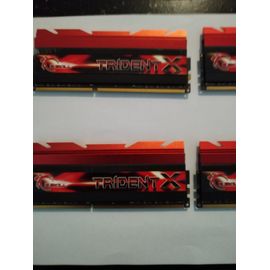 DDR3 GSKILL TRIDENT X 2400 CL10  32 Go (4x8Go)
