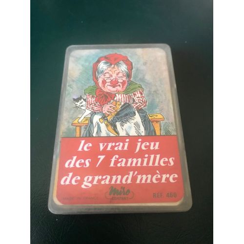 Jeu 7 Familles Le Vrai Jeu Des 7 Familles De Grand'mere Par Miro