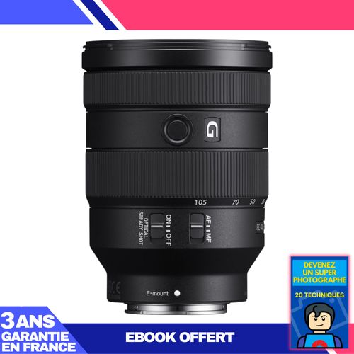 Sony FE 24-105mm f/4 G OSS + Ebook 'Devenez Un Super Photographe'