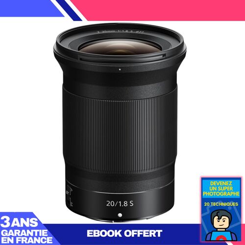 Nikon NIKKOR Z 20mm f/1.8 S + Ebook 'Devenez Un Super Photographe'