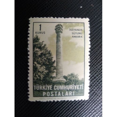 Timbre Turquie Yt 1638 Colonne De Julien - Ankara 1963 (040409 )