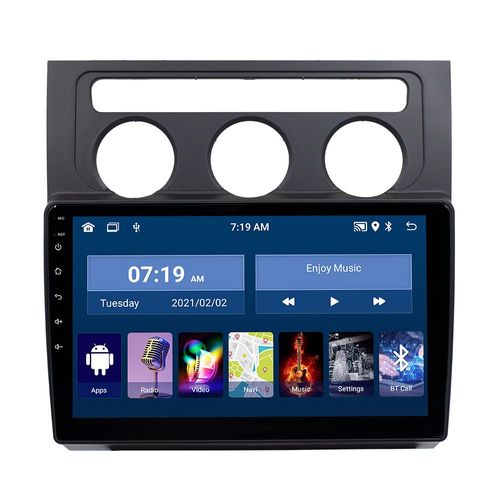 Autoradio Gearelec 10.1 Pouces Android Pour Volkswagen Touran 2004-2008 Avec Carplay Andriod Auto Gps Bluetooth Rds Wifi 2+32go