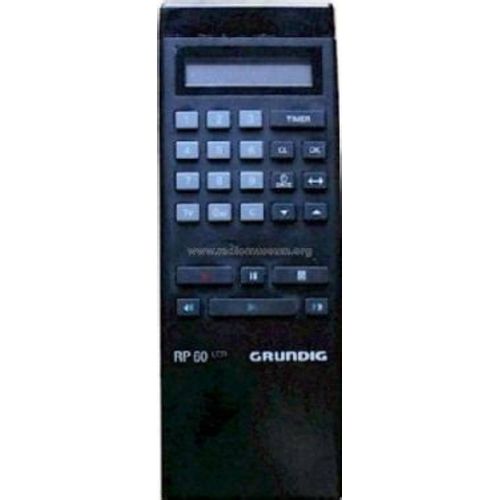 Télécommande remote control Grundig RP60LCD pour magnétoscope vintage VS600 Pièce originale RP 60 LCD  27520-099.01 collector 
