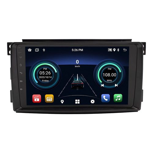 Autoradio GEARELEC 9 Pouces Android pour Mercedes Smart 2005-2010 avec carplay Andriod Auto GPS Bluetooth RDS WiFi 2+32GO