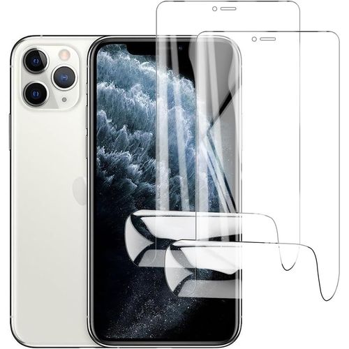 Kal-Film De Protection D'écran Hydrogel Pour Iphone 11 Pro Max[6,5""],[2 Pièces] Protection Ecran Pour Transparent Hd En Flexible En Tpu,Anti-Rayures