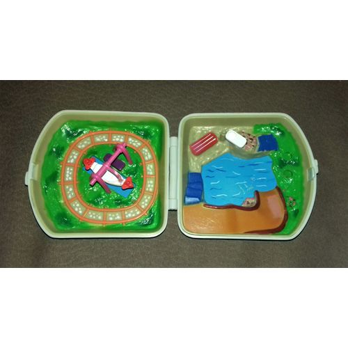 Coffret Balançoire Et Piscine Polly Pocket - Vintage Dino