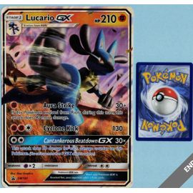 Pokemon Lucario Gx Sm100 Géante Jumbo