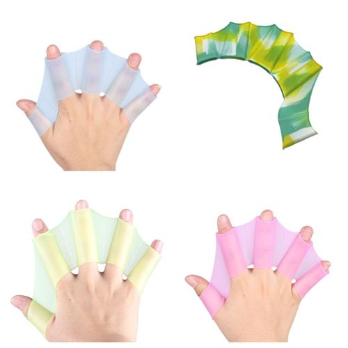 4 Paire Gants Aquatiques Gants De Natation Gant Palmé Pour Adulte Palmes De Natation À La Main Pour La Plongée En Apnée