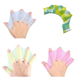 4 Paire Gants Aquatiques Gants De Natation Gant Palmé Pour Adulte Palmes De Natation À La Main Pour La Plongée En Apnée