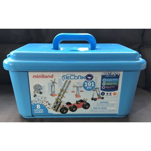 Jeu De Construction Mécanique Activity 191 Pièces Miniland