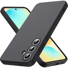 Hqselection® Coque Mat Noir Pour Samsung Galaxy S24 Fe , Étui Housse Arrière Souple En Tpu Silicone