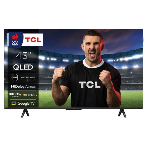 TV QLED Tcl 43P79K 108 cm 4K UHD Aluminium brossé