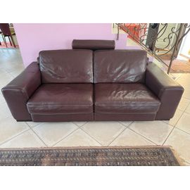 Canapé + 2 Fauteuils En Cuir Roche Bobois