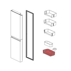 Balconnet inférieur (repère 241C) Réfrigérateur congélateur (MAN64890001 LG)
