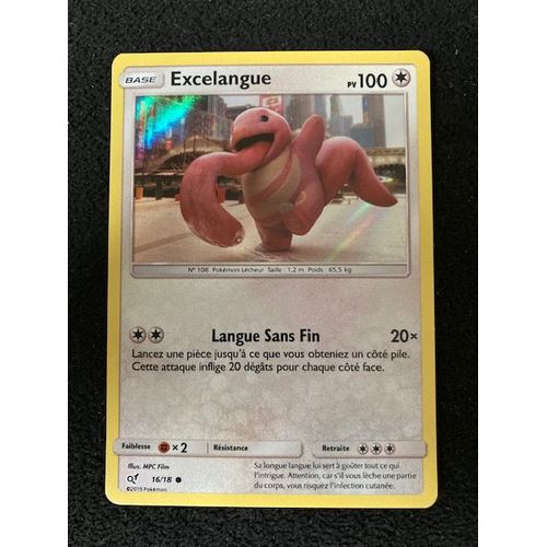 (697) Excelangue 16/18 Pokemon