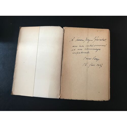 [Precieux Envoi Autographe Daté Et Signé] Paul Bay - Trop D Imagination - Souvenirs Psychologiques - Édition Originale Sur Papier Vélin Mat (No 92) - (Editions Asa - 1946)