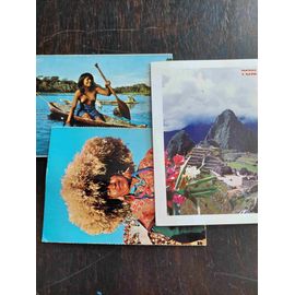 Lot De 3 Cartes Postales Du Pérou