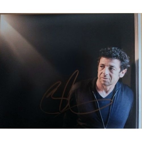 Autographe Original Sur Photo 25x20 Chanteur Acteur Patrick Bruel + Coa