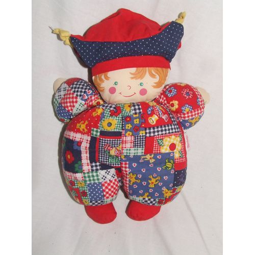 Poupee Lutin Corolle Bleu Rouge 1997 Grelot