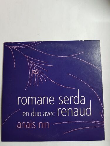 Renaud - Romane Serda - Anaïs Nin - Card Sleeve Cd 1 Titre